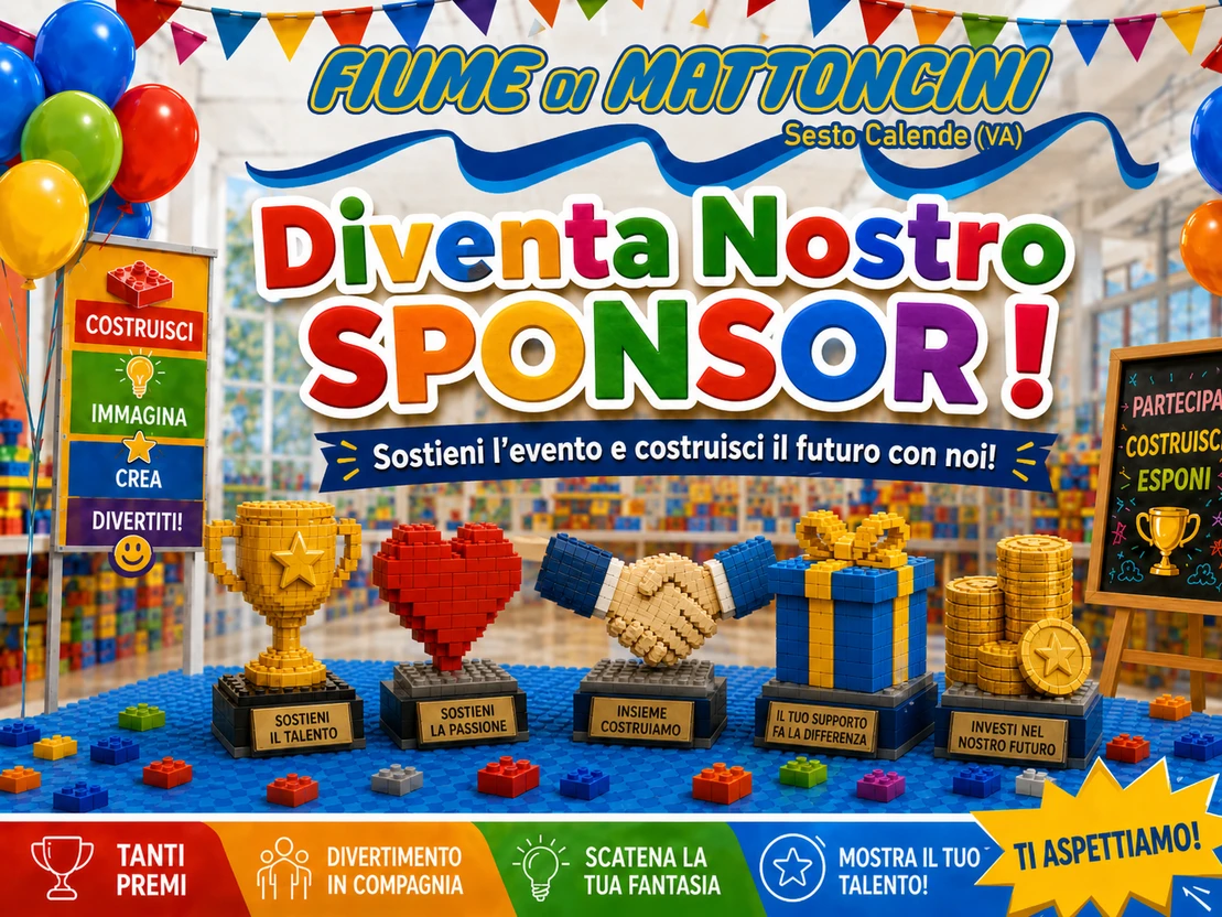 Stretta di mano tra due persone davanti a un plastico LEGO
